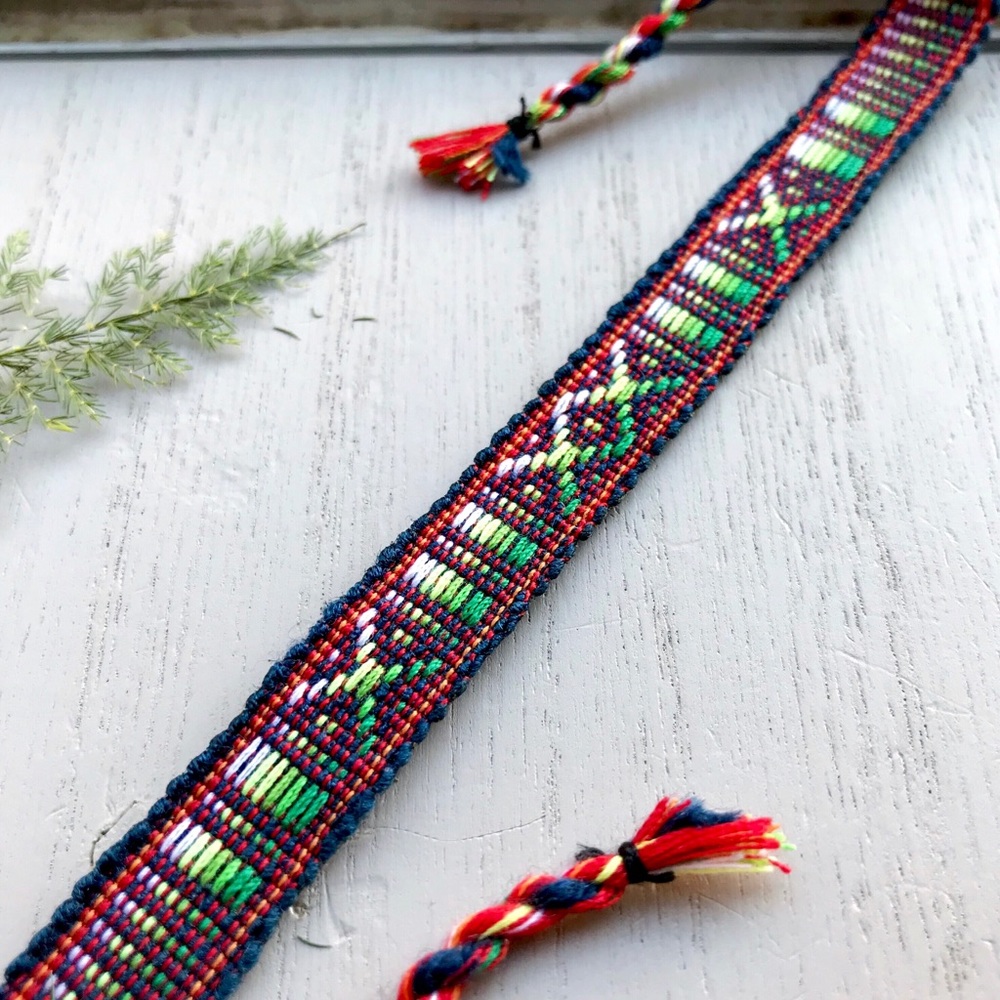 Boho Hippie Woven Bracelet